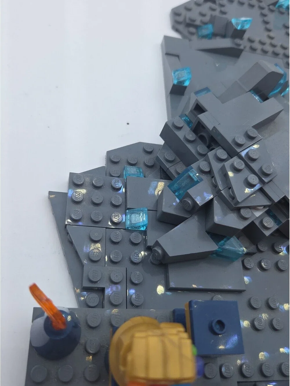 Retired LEGO Marvel 76209 Thors Hammer Mjolnir Display Set Minifigure Incomplete